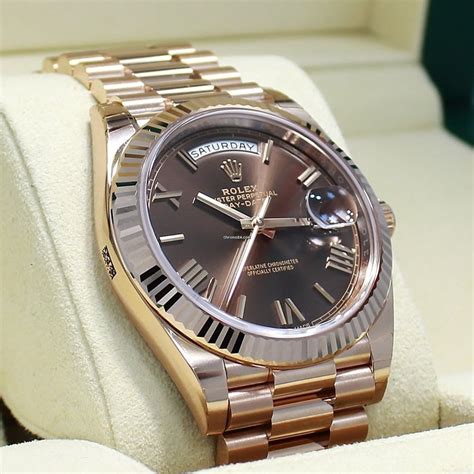 rolex president rose gold replica|rolex day date 228235.